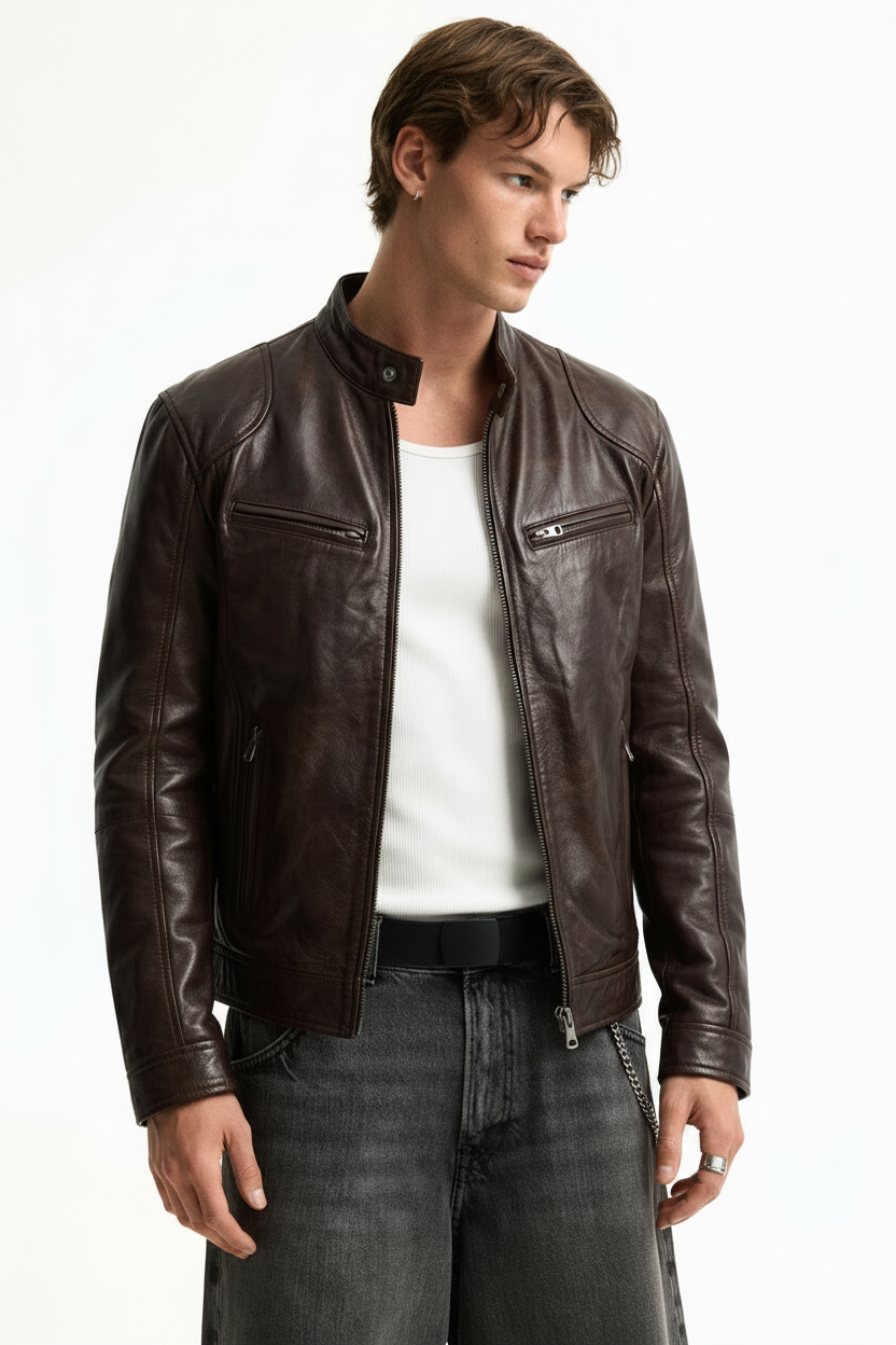 Leather Motorcycle Jacket