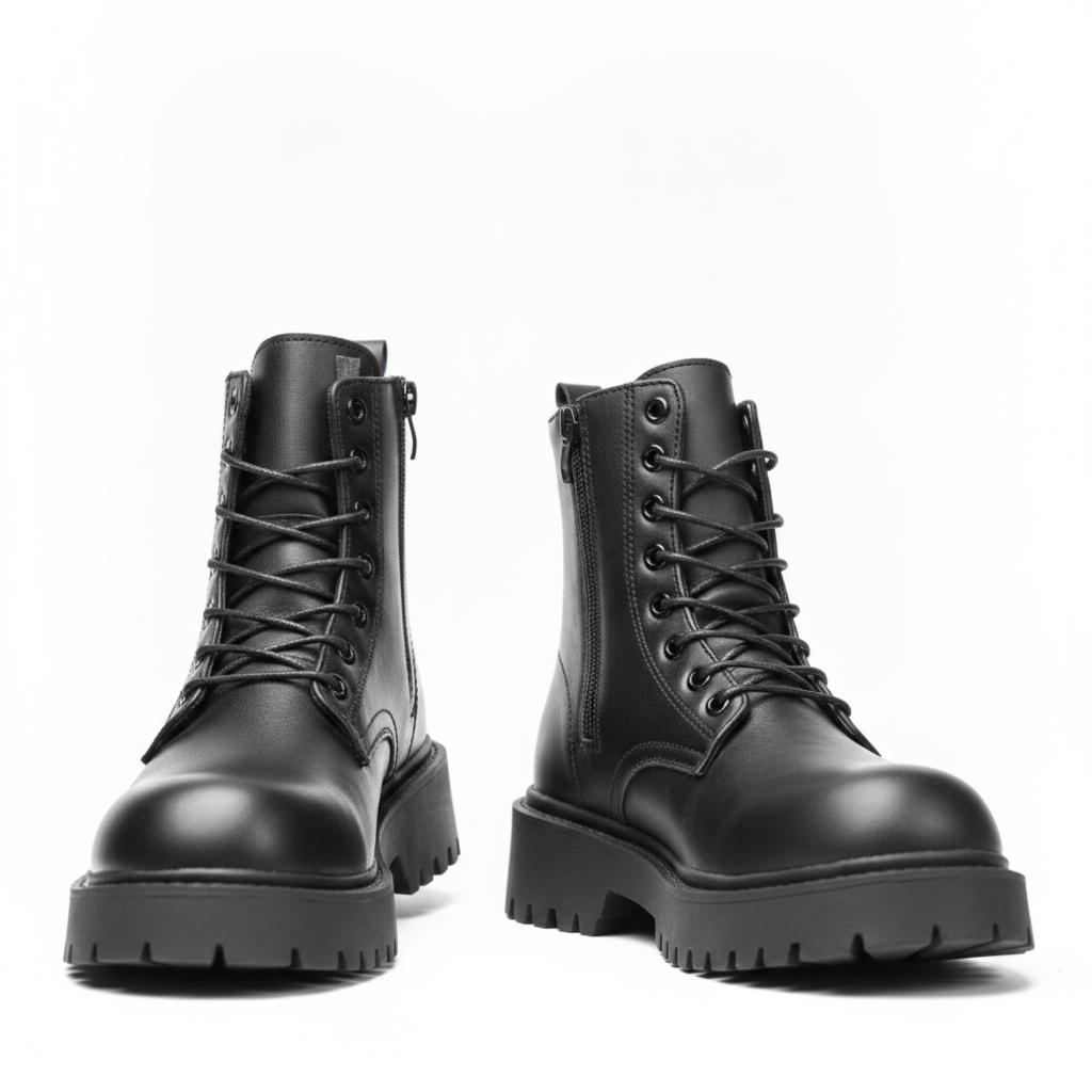 Heavy-Duty Waterproof Tactical Leather Boots