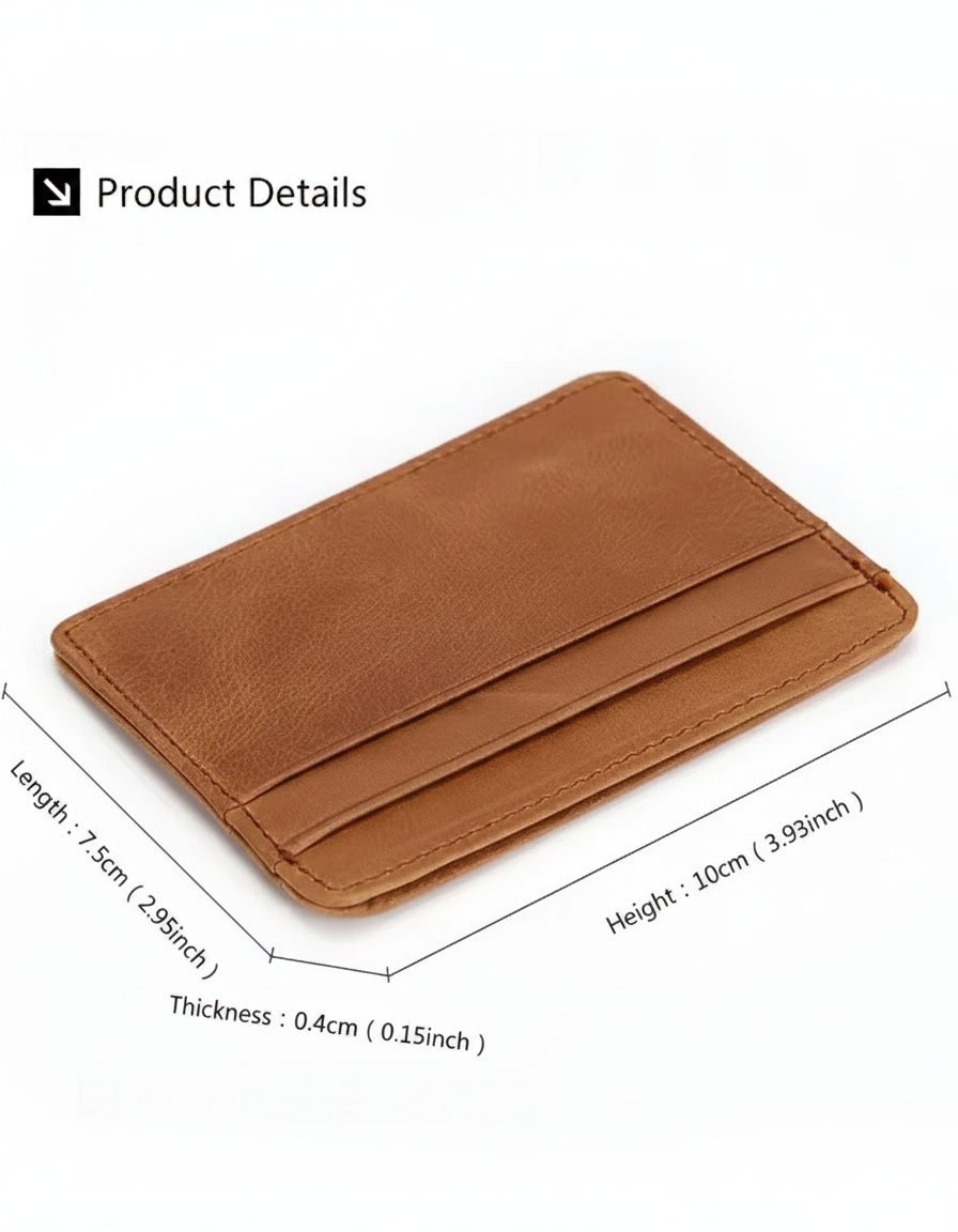 Genuine Leather Multi-Card Holder