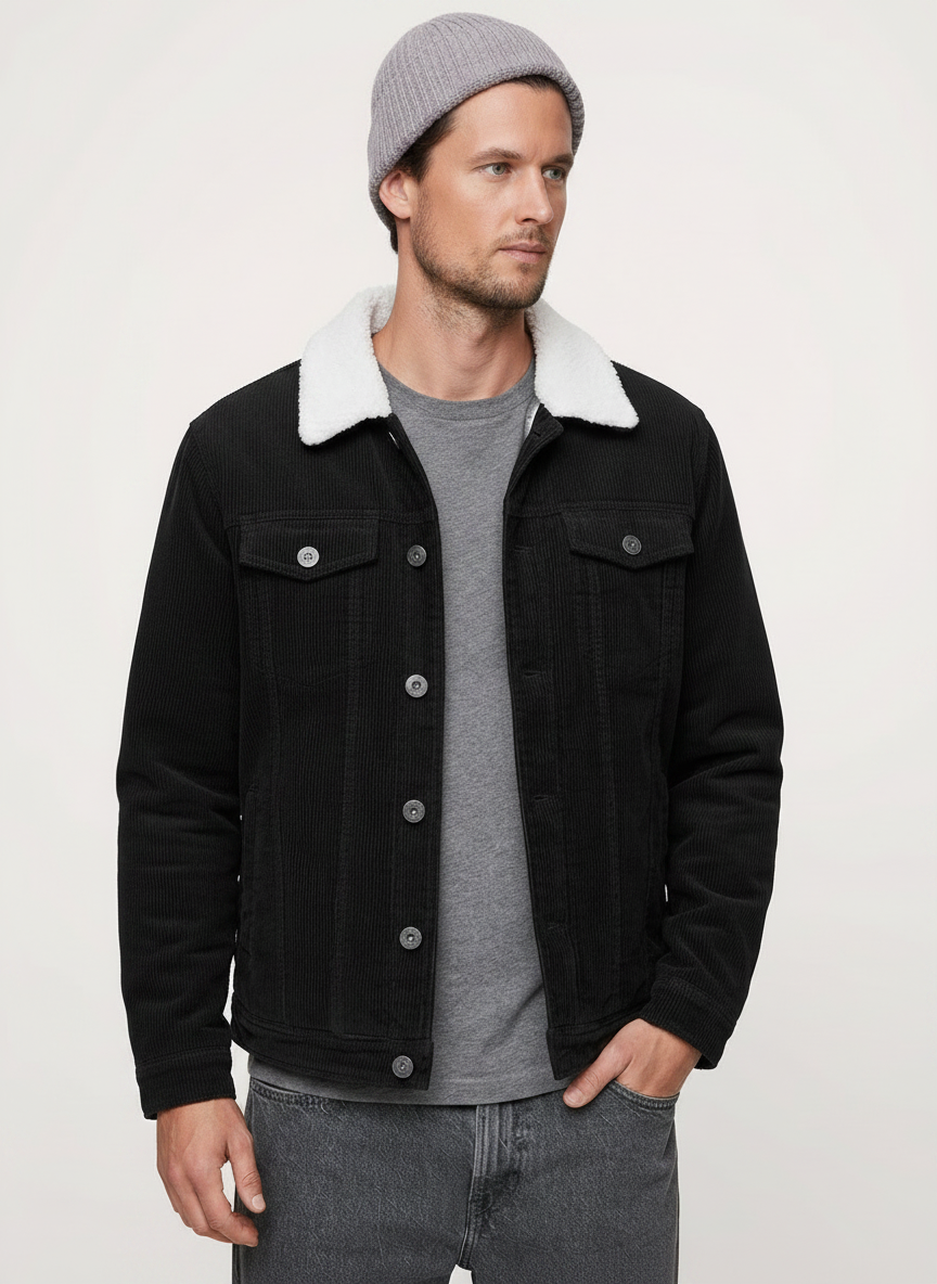 Padded Corduroy Jacket | Barn Jacket For Autmn