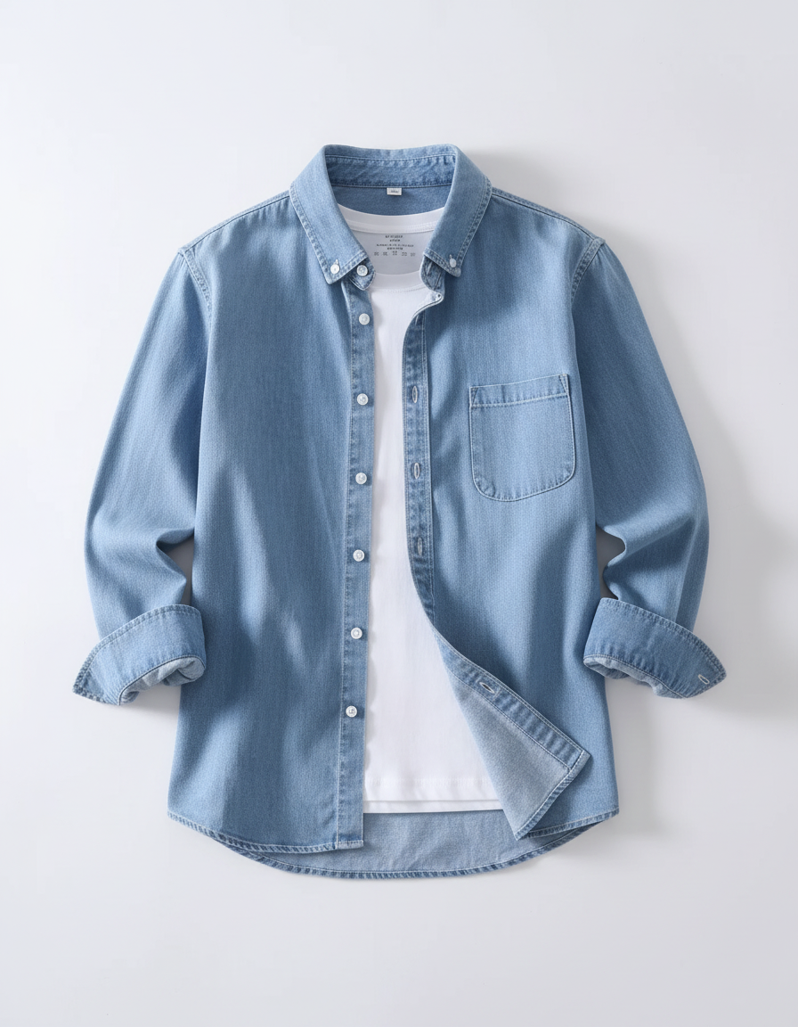 Classic Cotton Denim Shirt