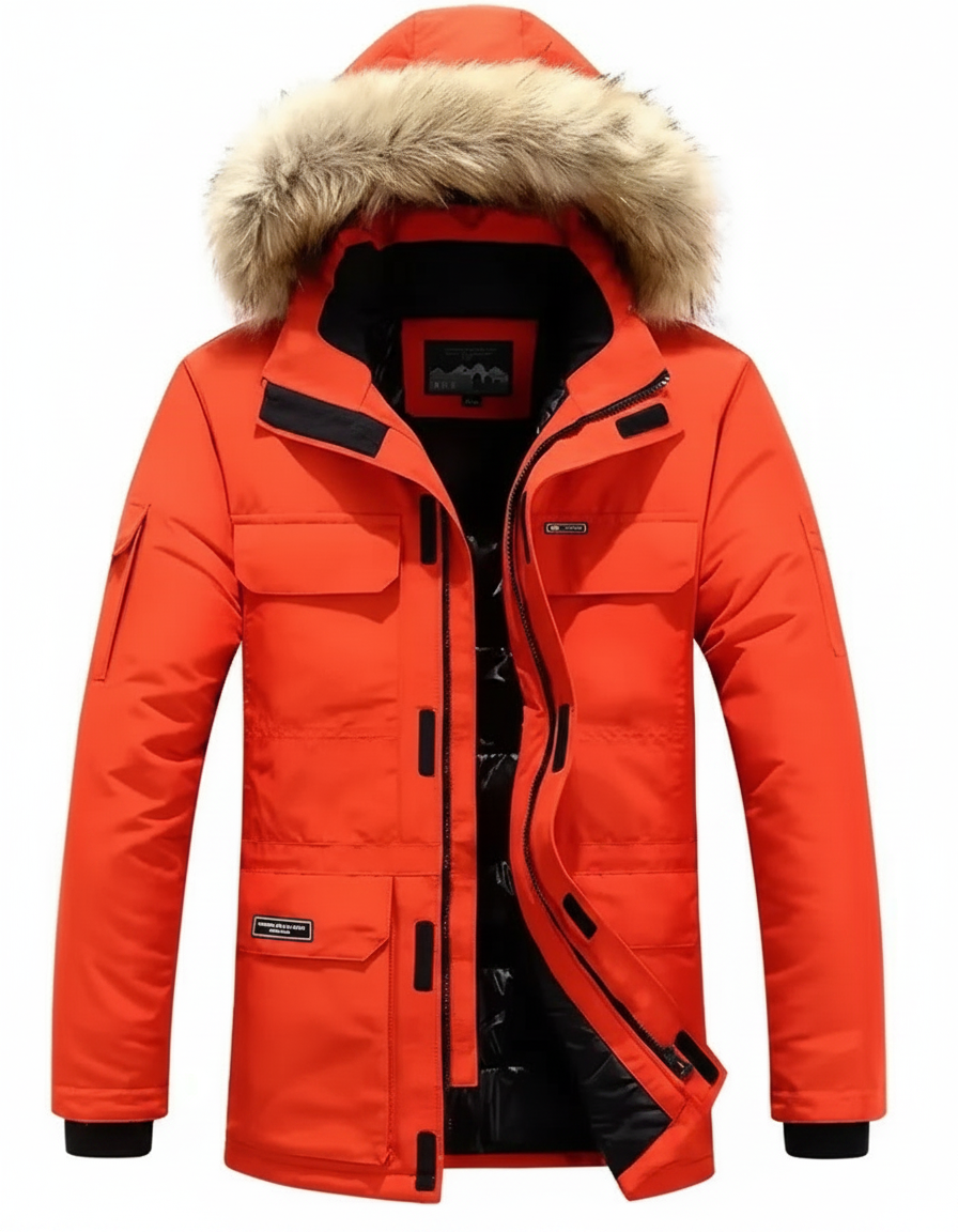 Heavy-Duty Fur Winter Parka | Weather Resistant