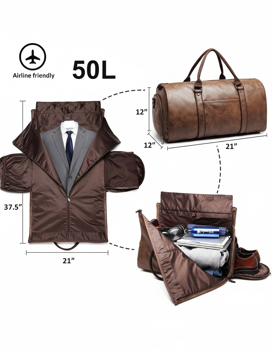 Leather Duffle Bag