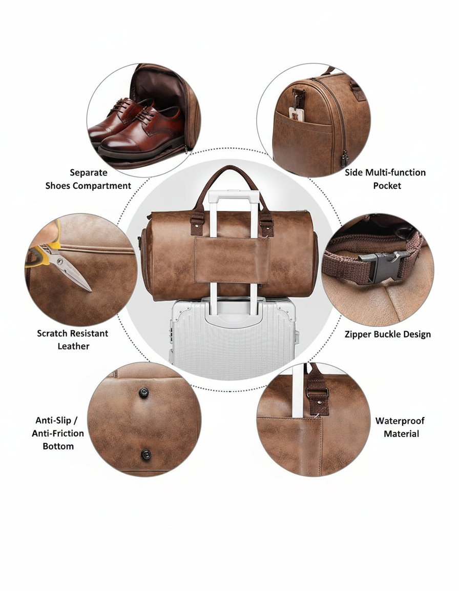 Leather Duffle Bag