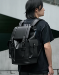 Waterproof Leather Laptop Backpack