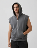 Hooded Zip-Up Vest