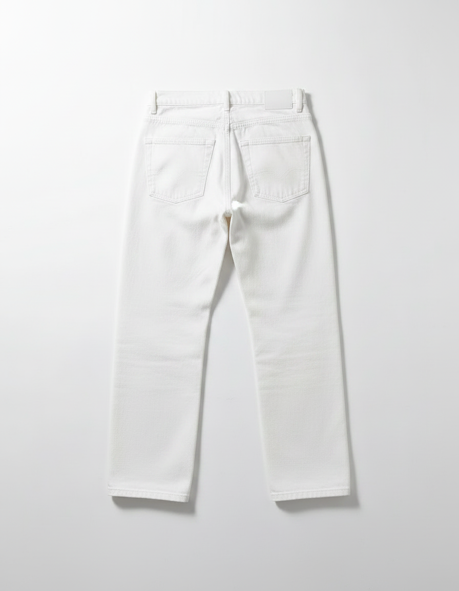 Men’s Solid Color Straight-Leg Wide-Leg Casual Trousers