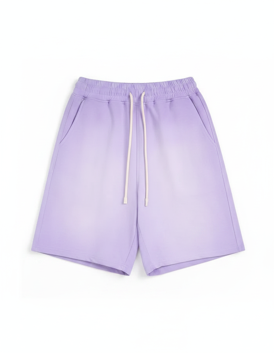 Spray-Dye Washed Two-Piece Short Set | Relaxed Fit Brushed Cotton