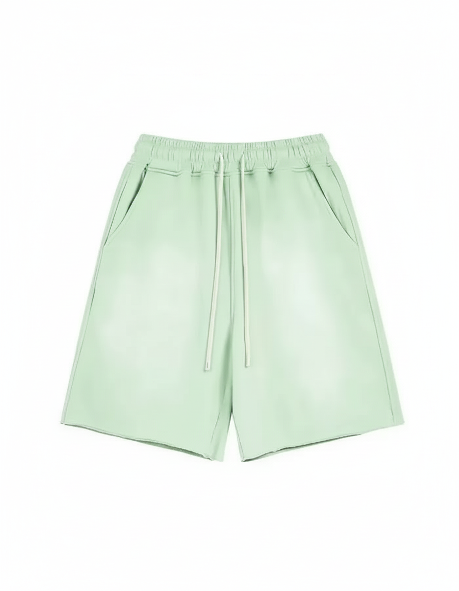 Spray-Dye Washed Two-Piece Short Set | Relaxed Fit Brushed Cotton