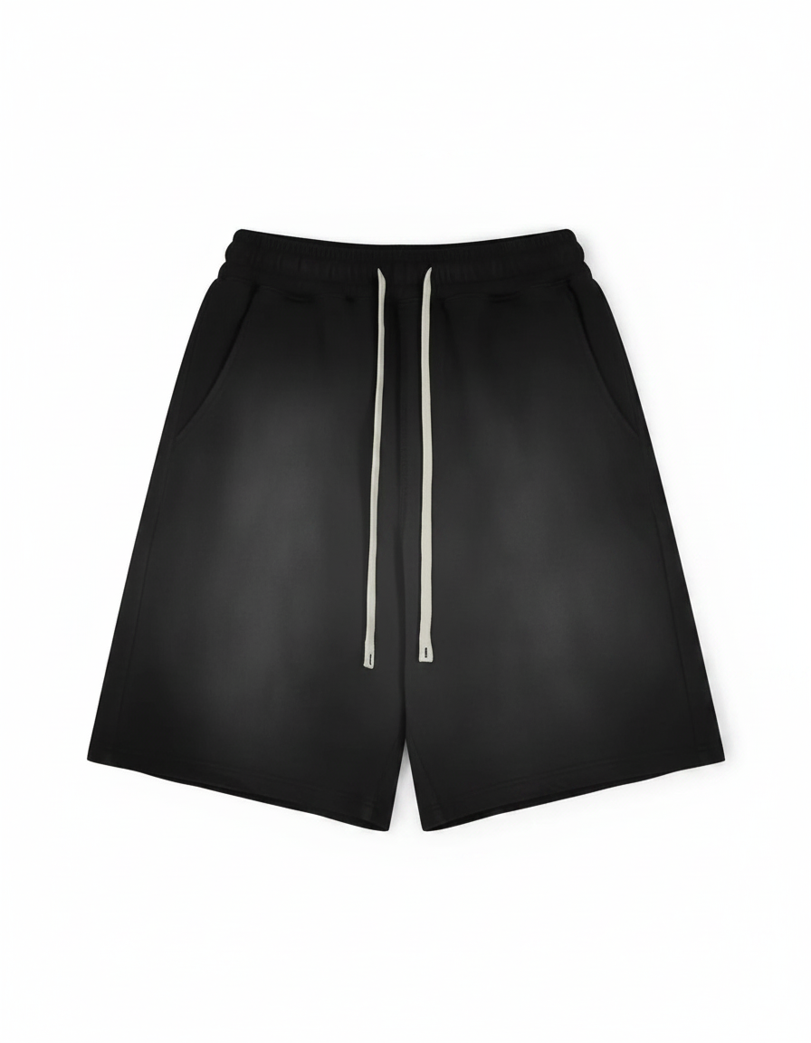 Spray-Dye Washed Two-Piece Short Set | Relaxed Fit Brushed Cotton