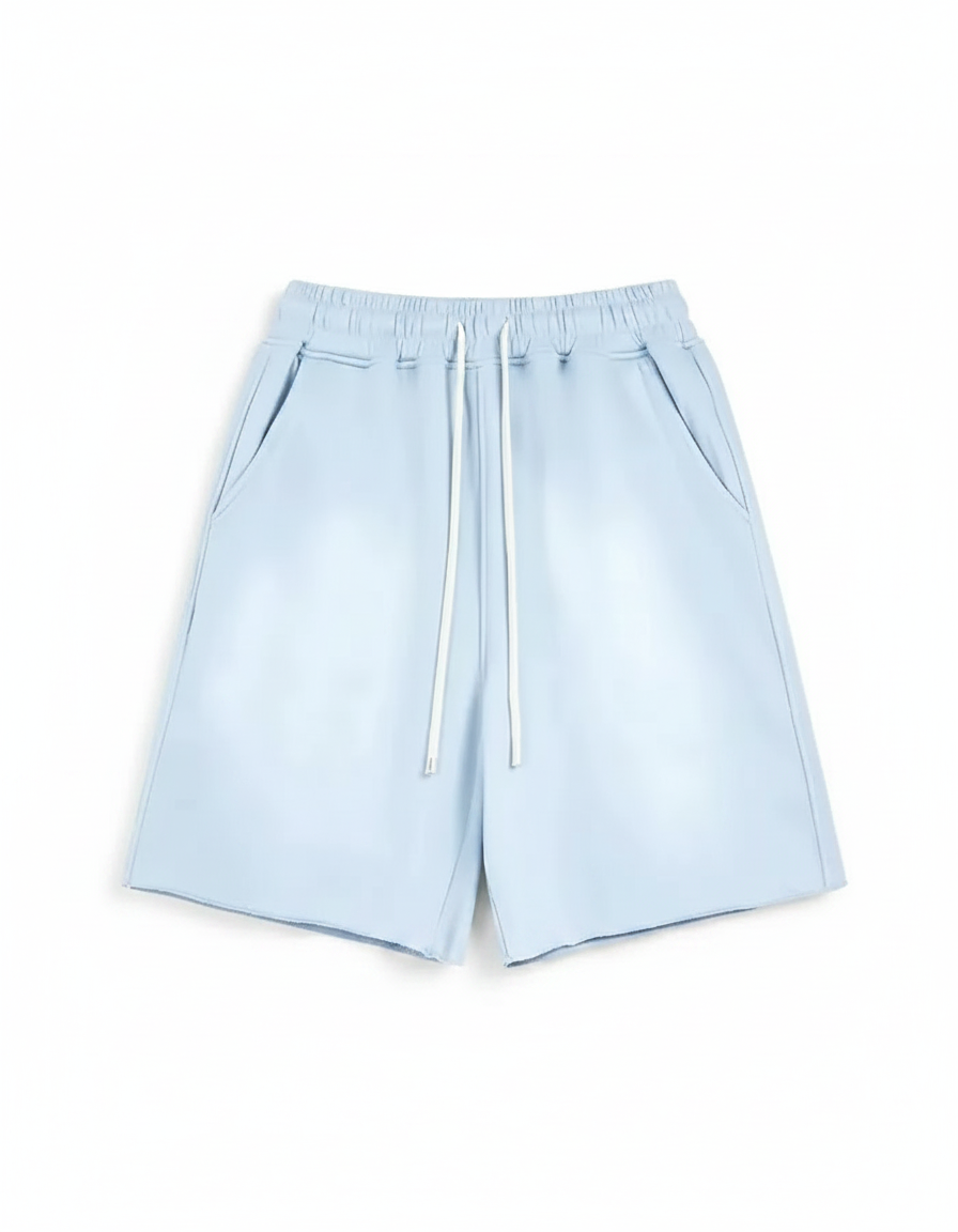 Spray-Dye Washed Two-Piece Short Set | Relaxed Fit Brushed Cotton
