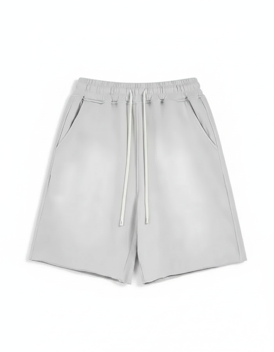 Spray-Dye Washed Two-Piece Short Set | Relaxed Fit Brushed Cotton