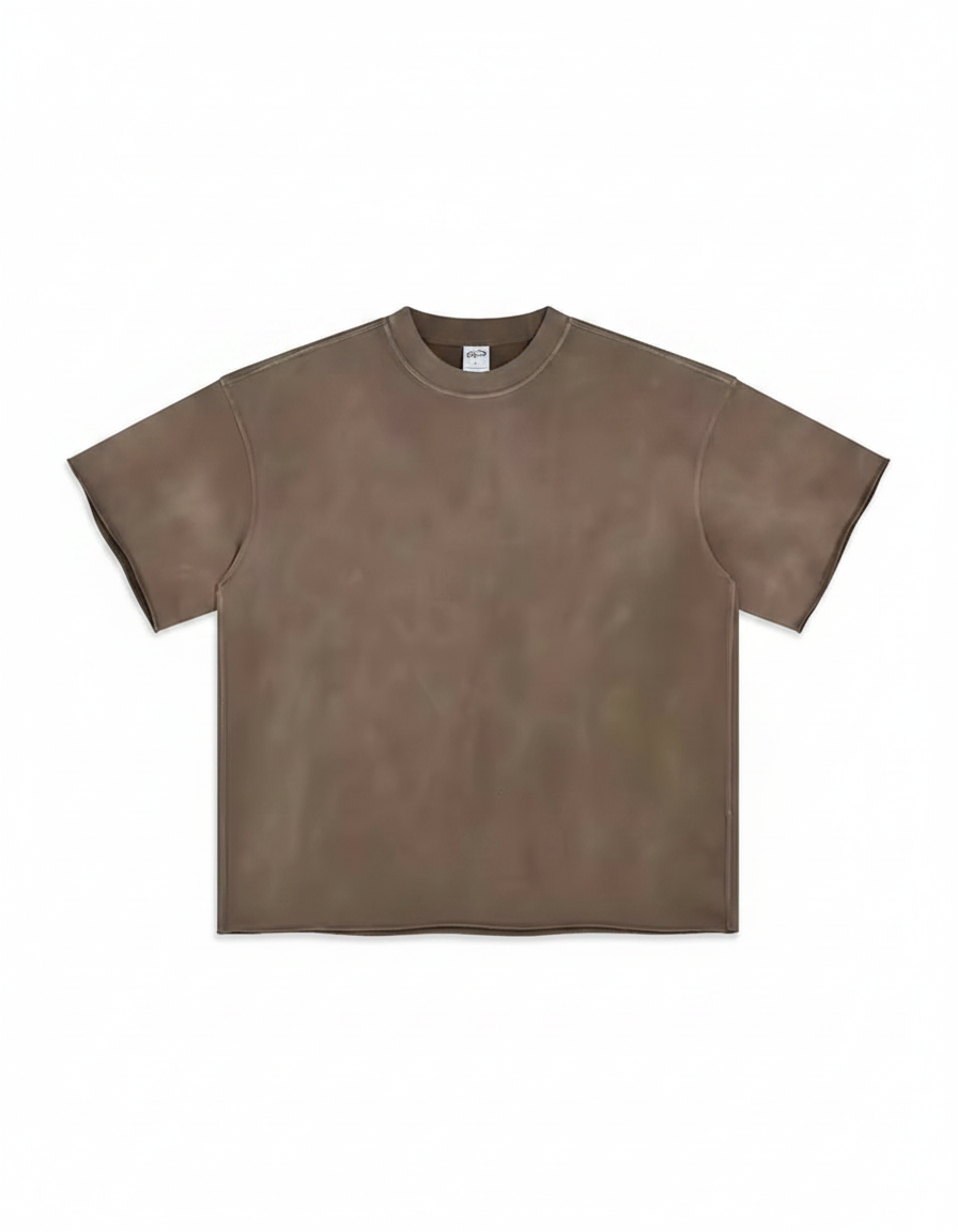 Spray-Dye Washed Two-Piece Short Set | Relaxed Fit Brushed Cotton