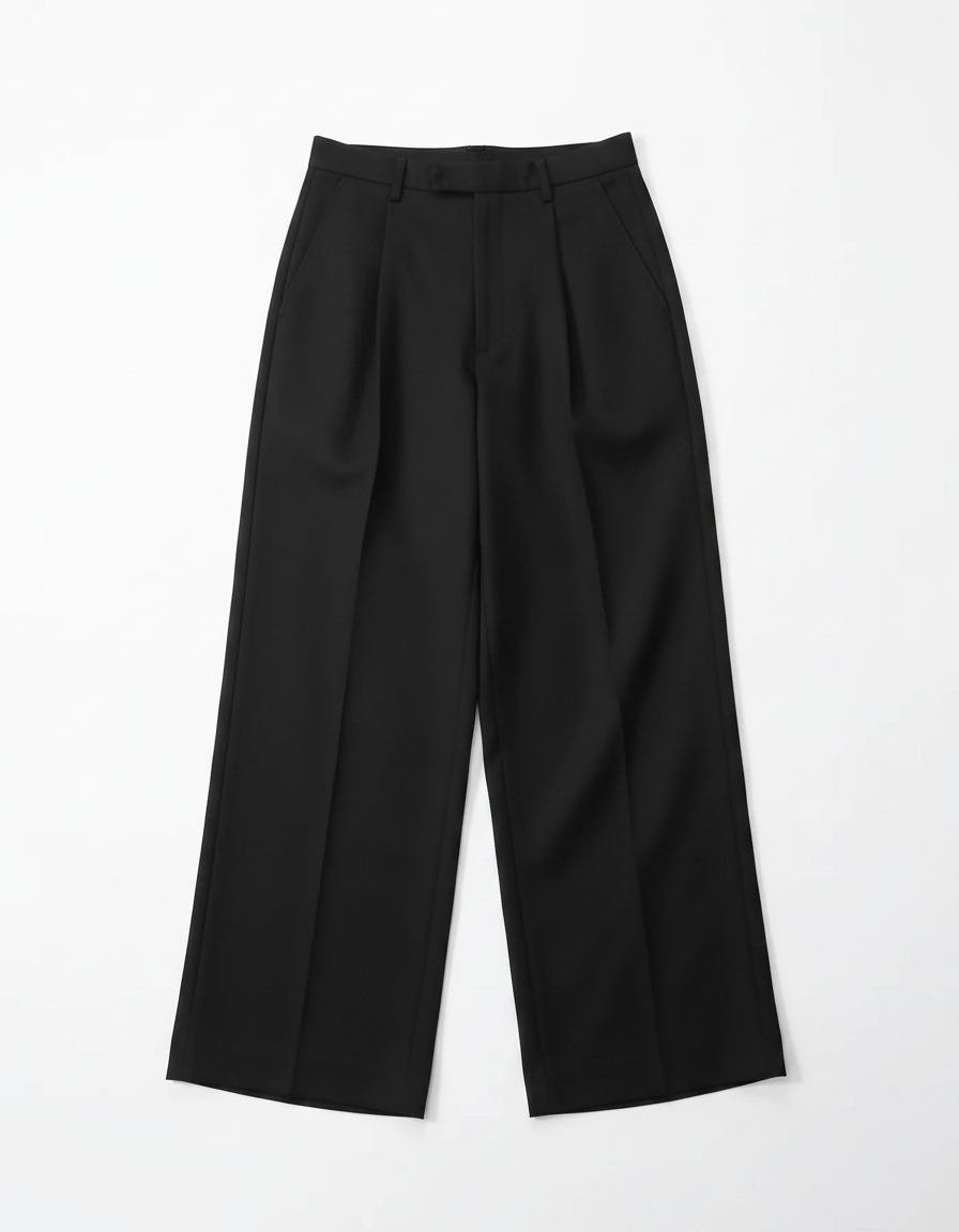 Men's Loose Fit Suit Trousers | Comfortable Wide-Leg