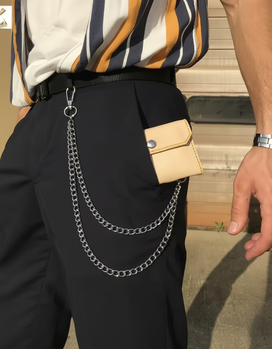 Metal Pants Chain | Link Accessory For Trousers