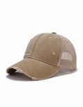 Distressed Washed Mesh Trucker Baseball Cap