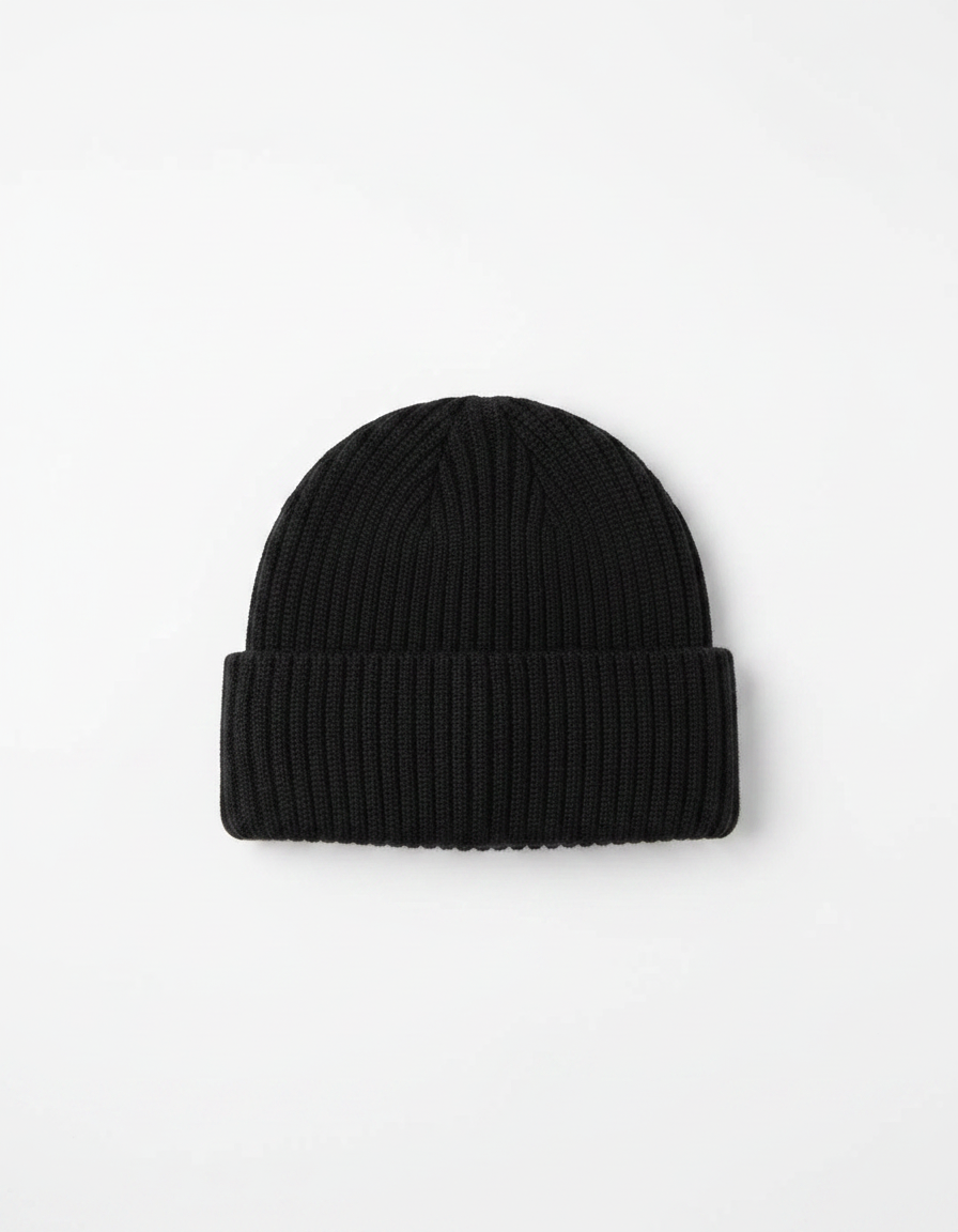 Knitted Winter Beanie with Brim | Warm Fleece-Lined Beanie | Multiple Colors