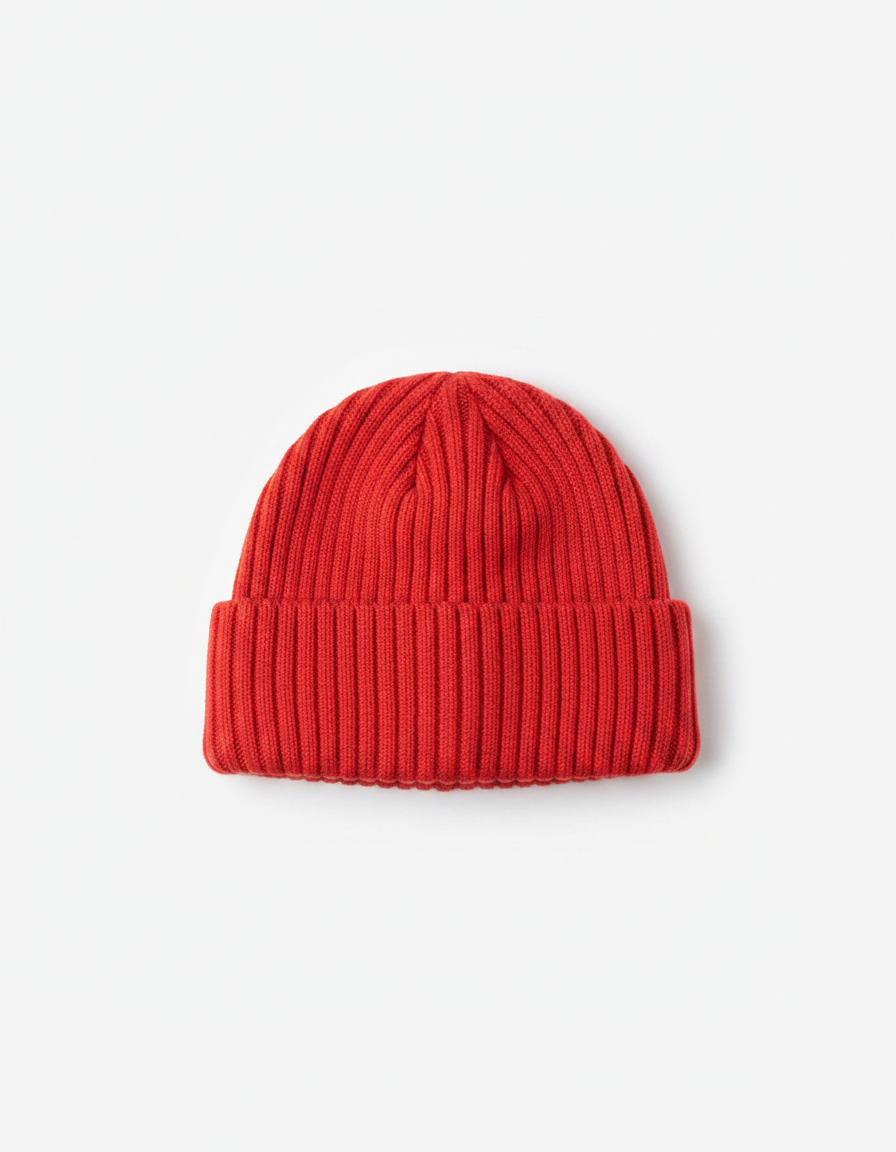 Knitted Winter Beanie with Brim | Warm Fleece-Lined Beanie | Multiple Colors