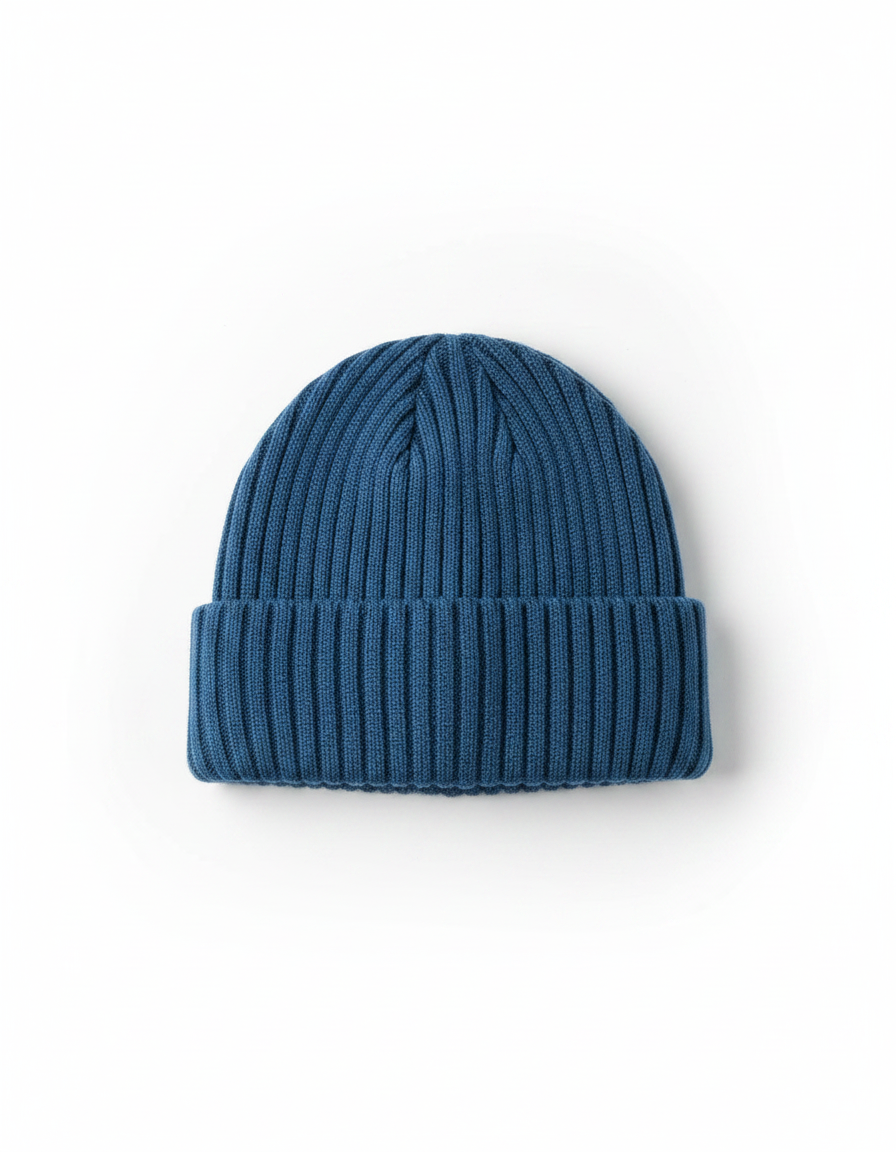 Knitted Winter Beanie with Brim | Warm Fleece-Lined Beanie | Multiple Colors