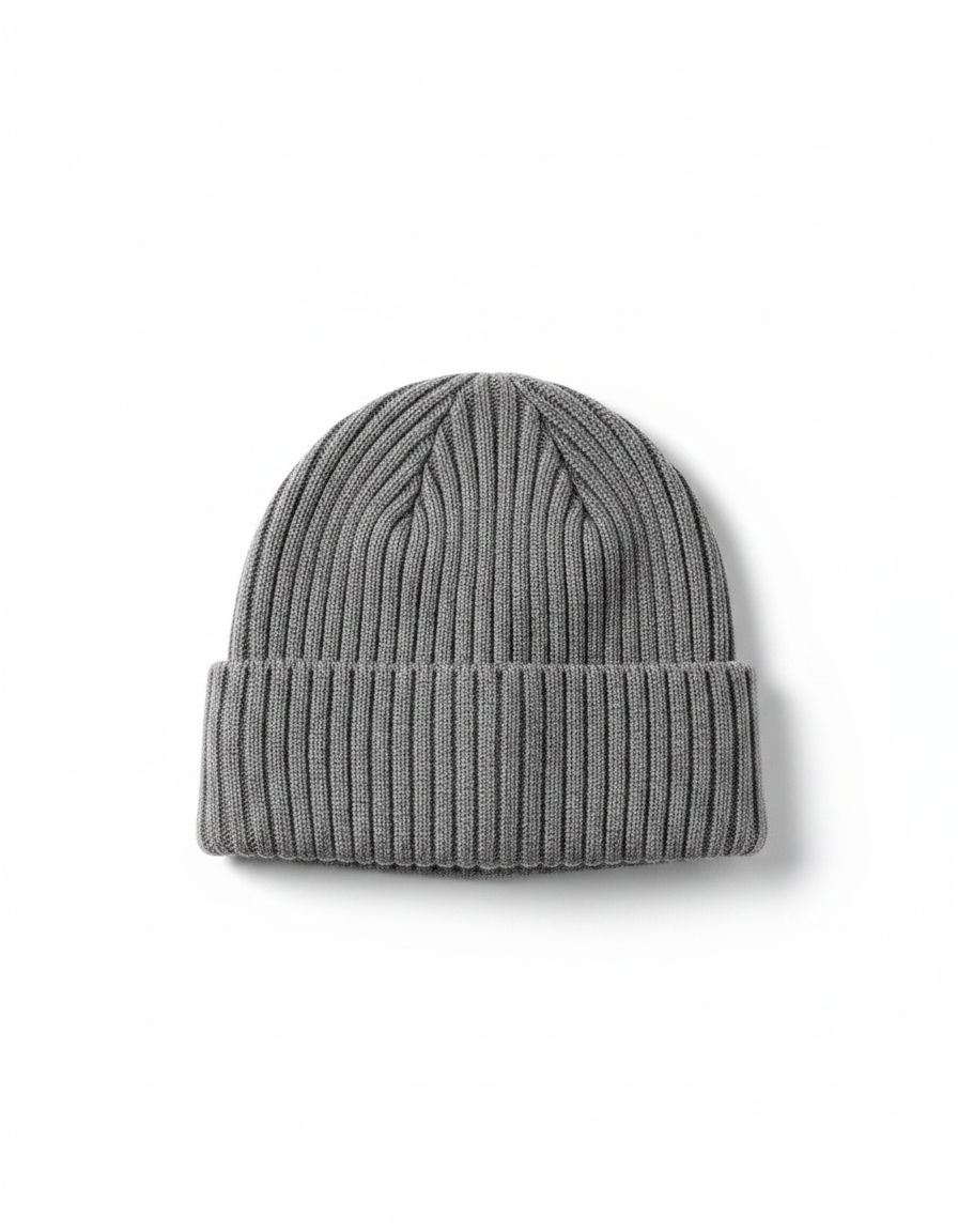Knitted Winter Beanie with Brim | Warm Fleece-Lined Beanie | Multiple Colors
