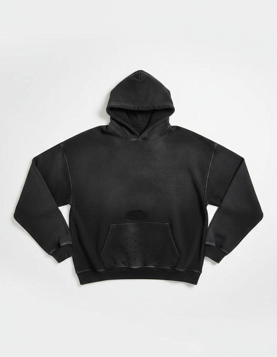 Mens Distressed Hoodies | Large Pocket | Tie Dye
