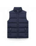 Men's Waterproof Winter Vest Jacket with Stand-Up Collar