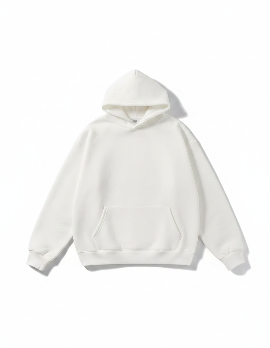 Solid Color Hooded Men's Sweatshirt with Large Pocket | Multiple Colors