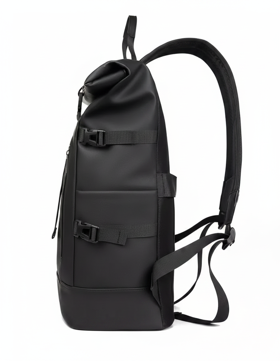 Roll-Top Expandable Backpack | Large Capacity Travel and Commuter Laptop Daypack