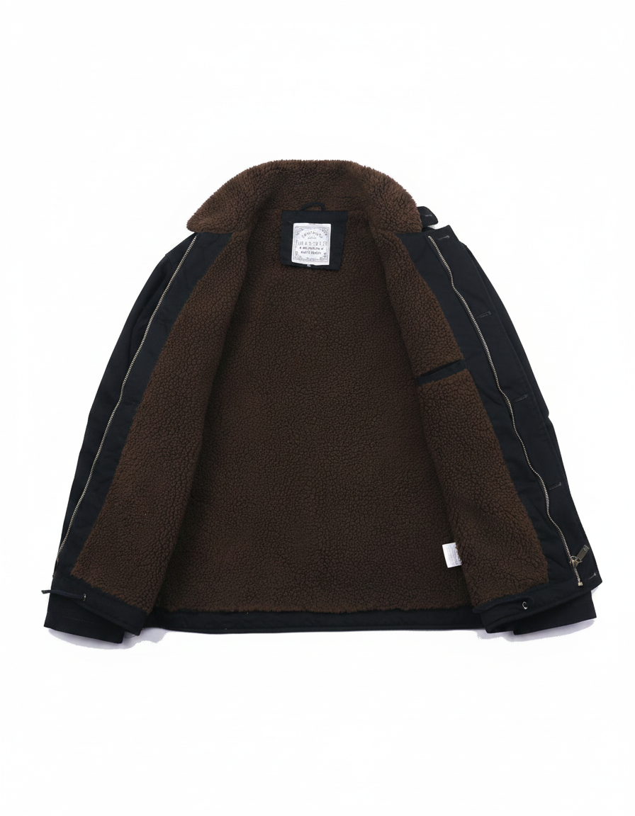 Men's Sherpa Fleece Deck Jacket