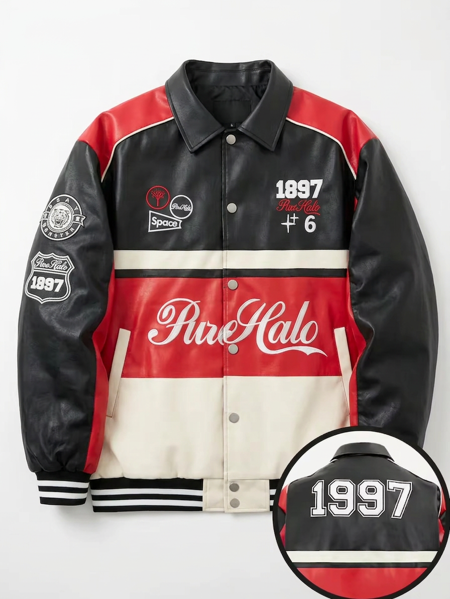 Leather Varsity Jacket
