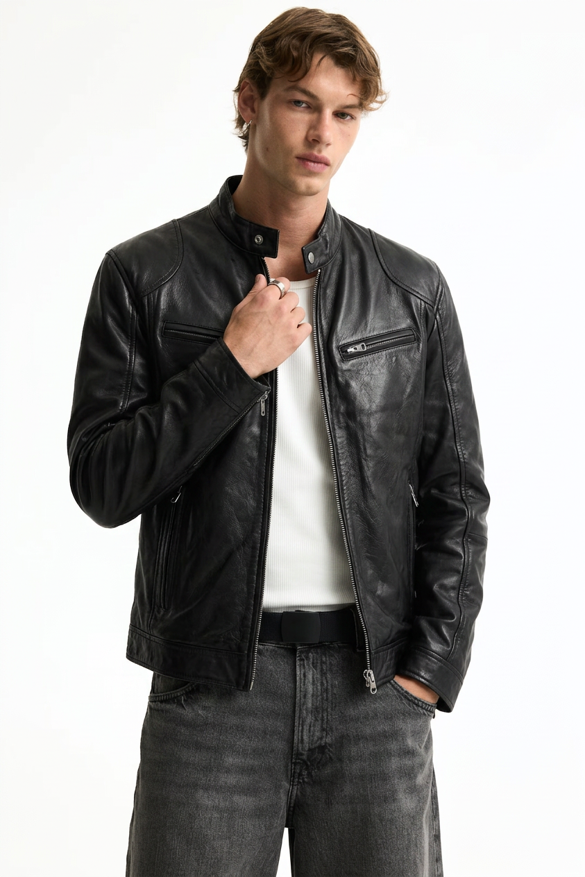 Leather Motorcycle Jacket