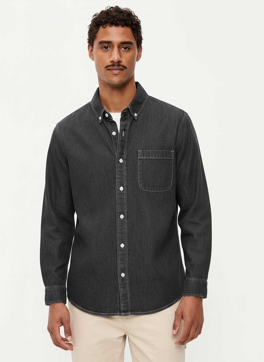 Classic Cotton Denim Shirt