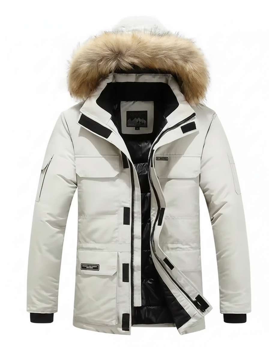 Heavy-Duty Fur Winter Parka | Weather Resistant