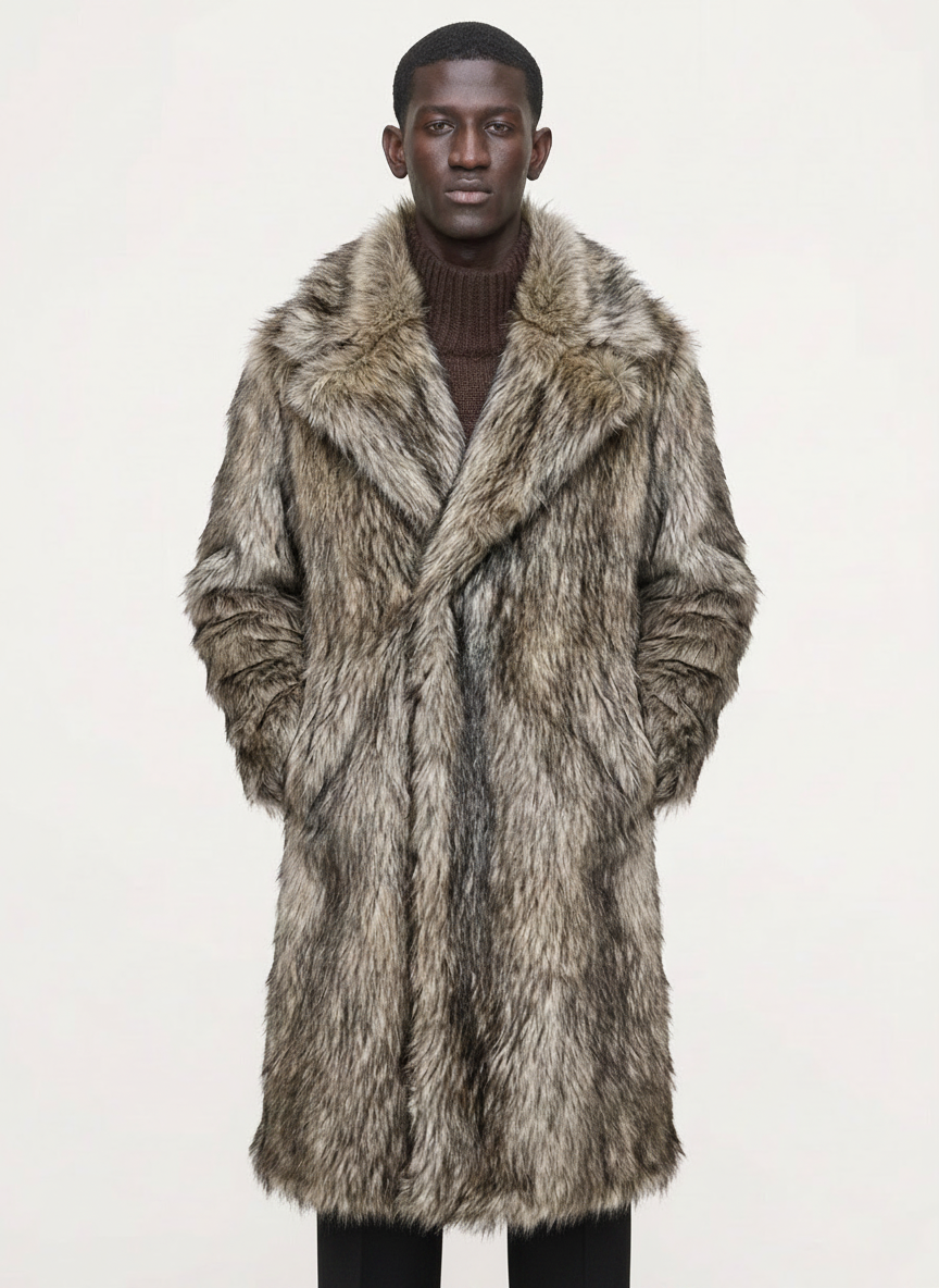 Long Fur Overcoat