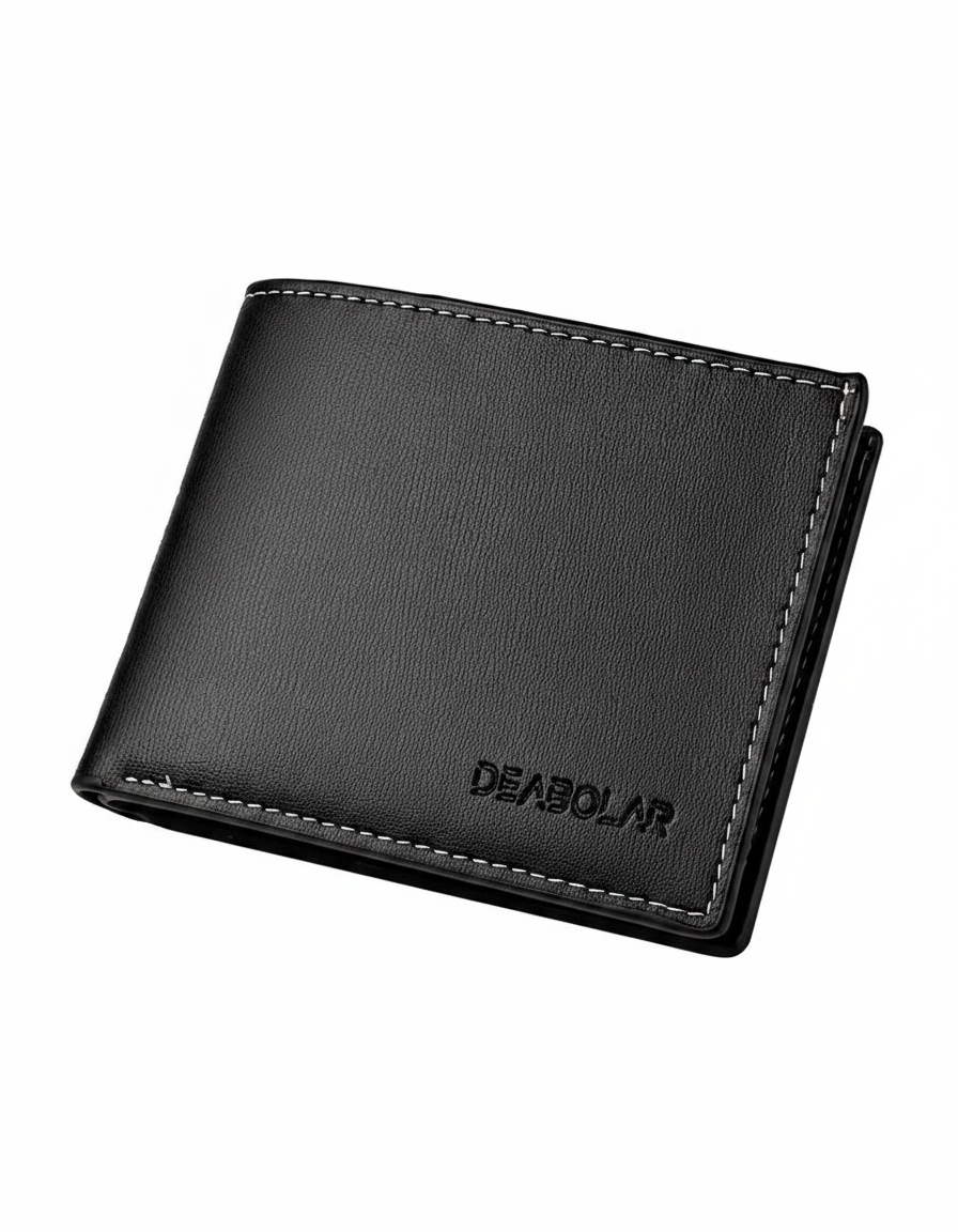 Slim Leather Bifold Wallet