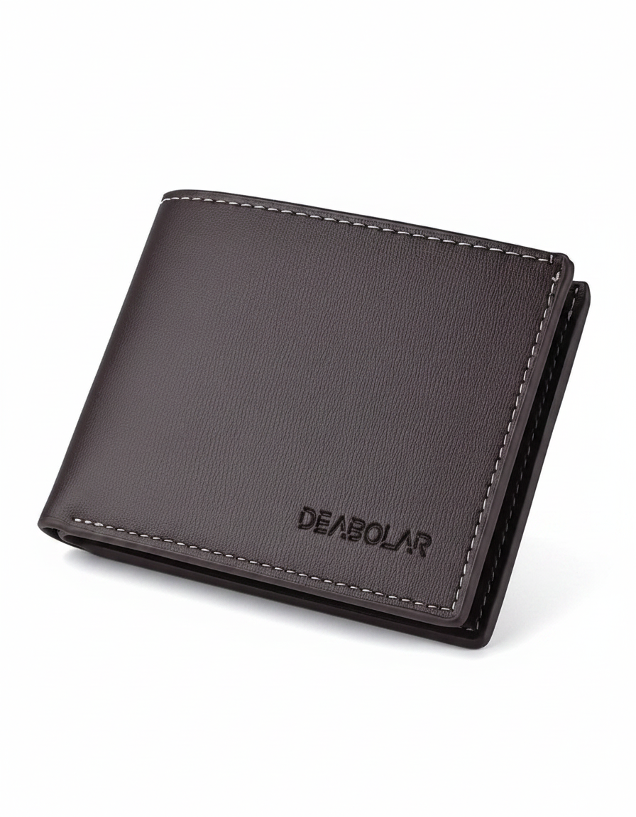 Slim Leather Bifold Wallet