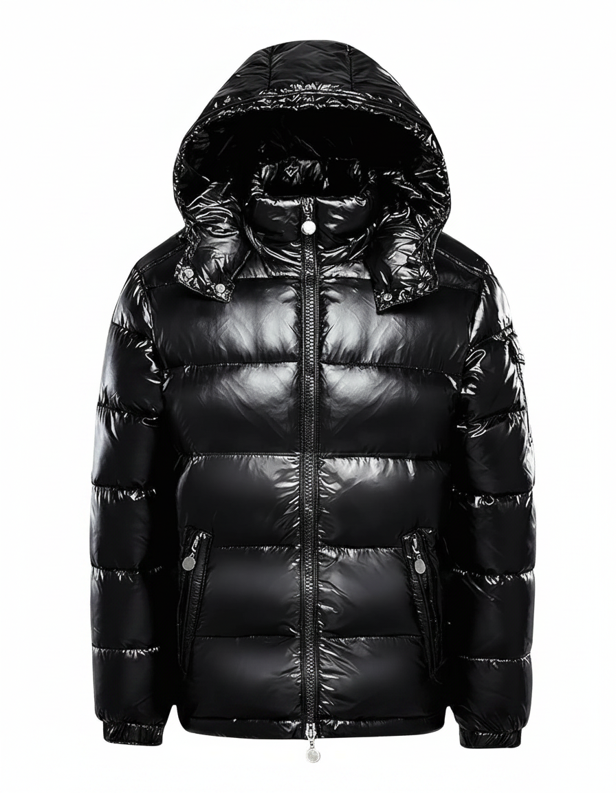 Hooded Winter Down Jacket | Weather Resistant
