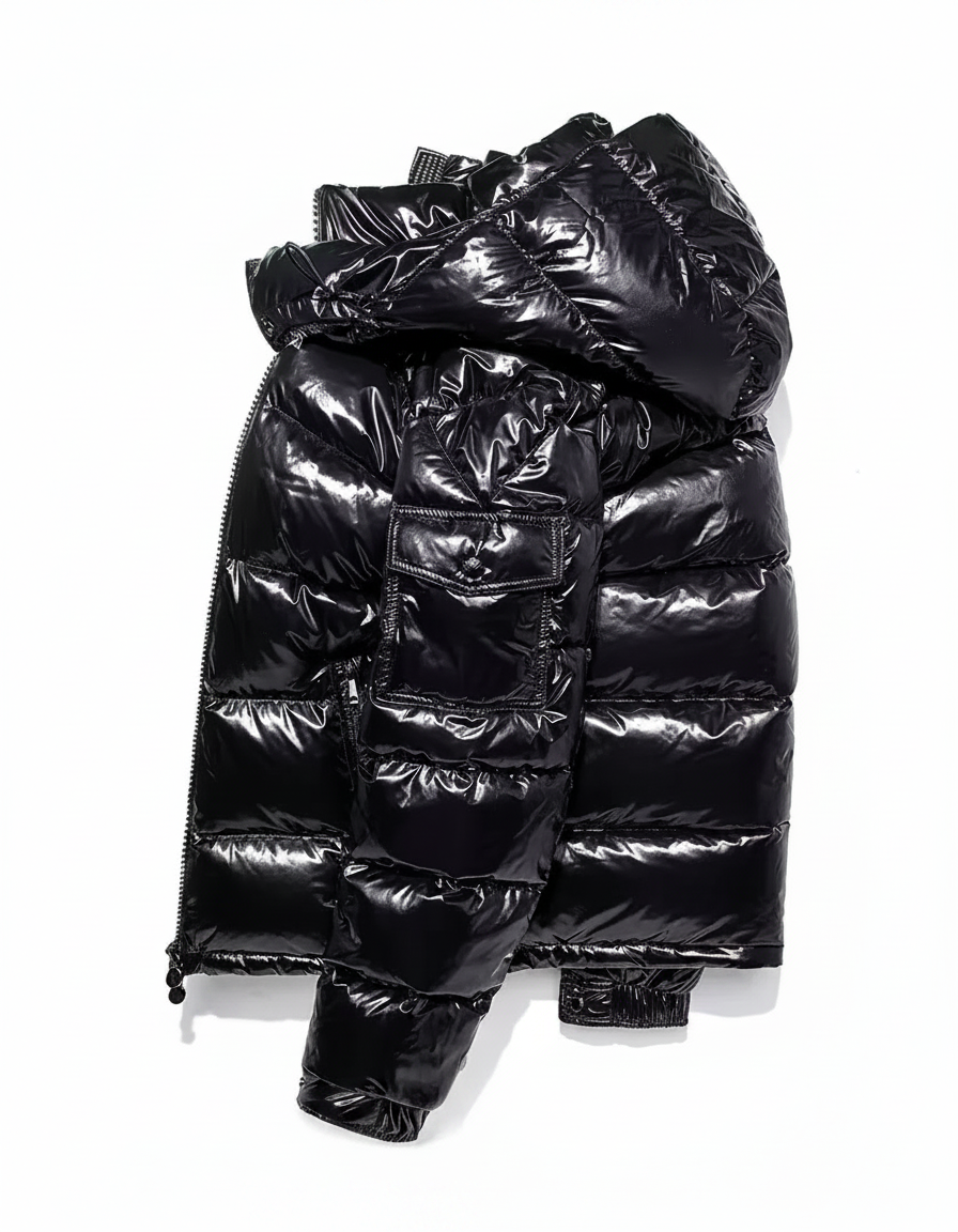 Hooded Winter Down Jacket | Weather Resistant