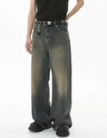 Washed Baggy Jeans