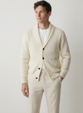 Thick Buttoned Knit Cardigan