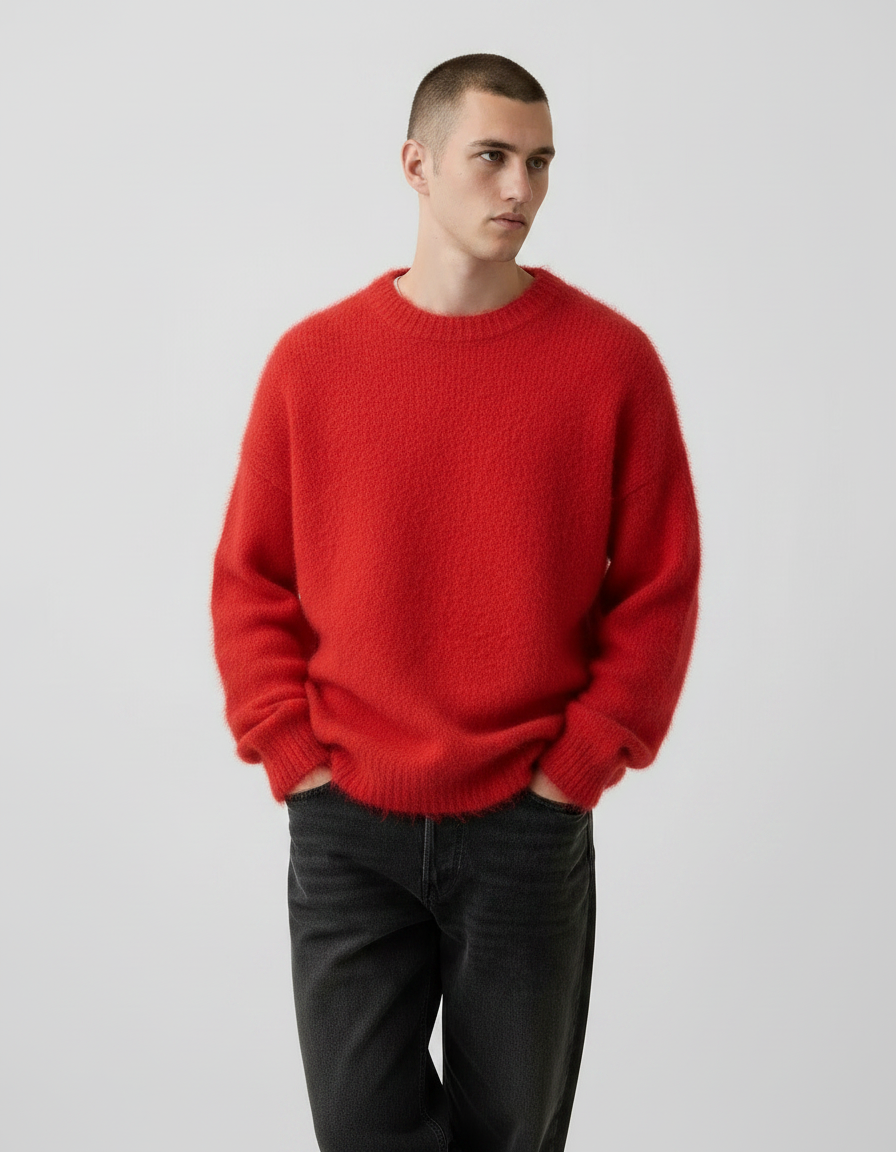 Fluffy Knit Sweater