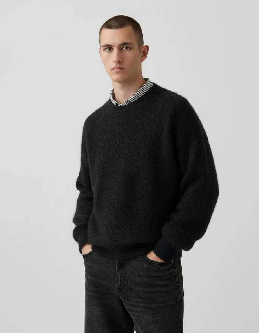 Fluffy Knit Sweater