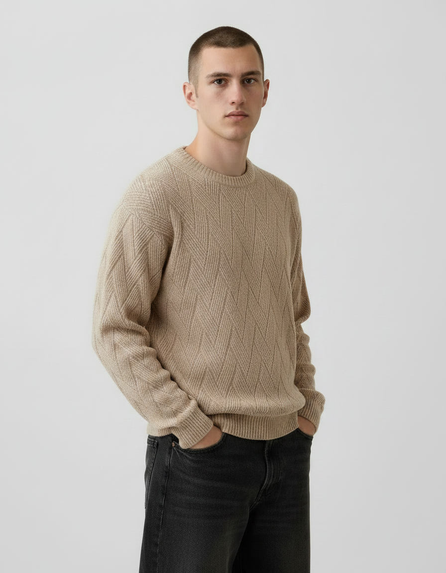 Crewneck Knit Sweater | Multiple Colors