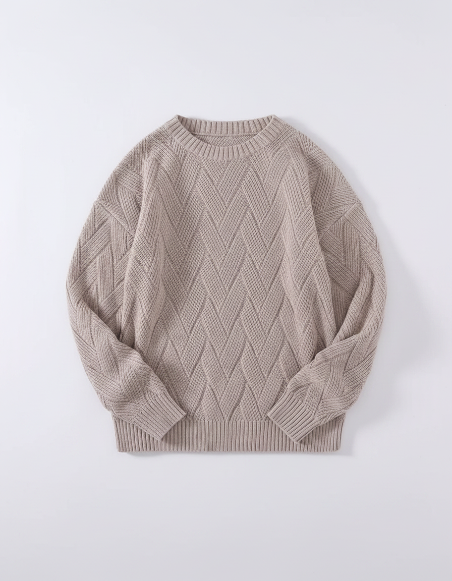 Crewneck Knit Sweater | Multiple Colors