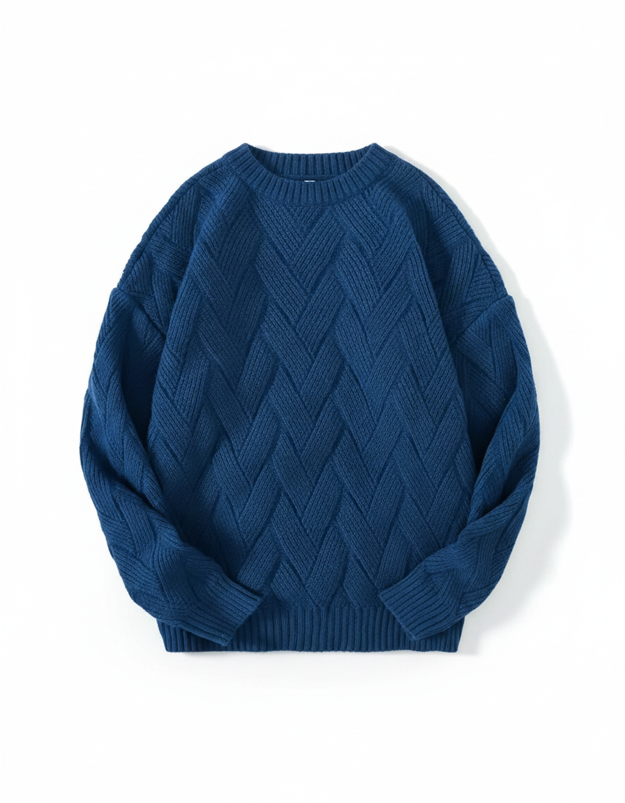 Crewneck Knit Sweater | Multiple Colors