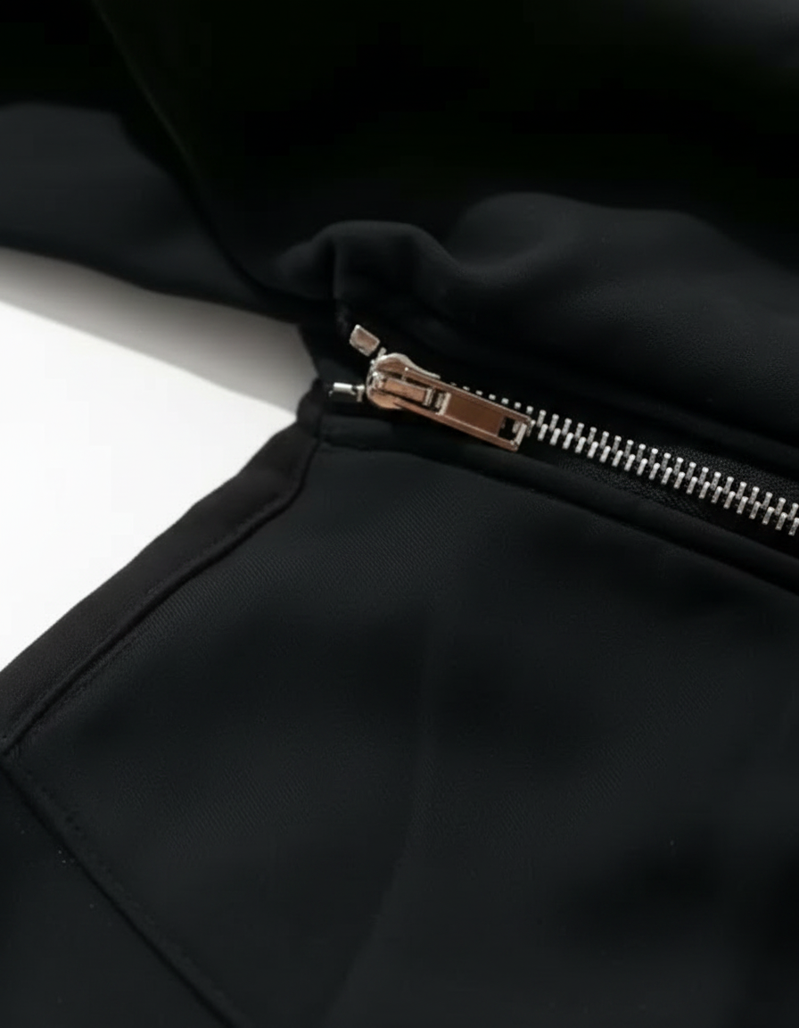 Rick Owens Style Zip Up Hoodie | Cone Hood