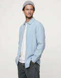 Lightweight Linen Button-Up Shirt