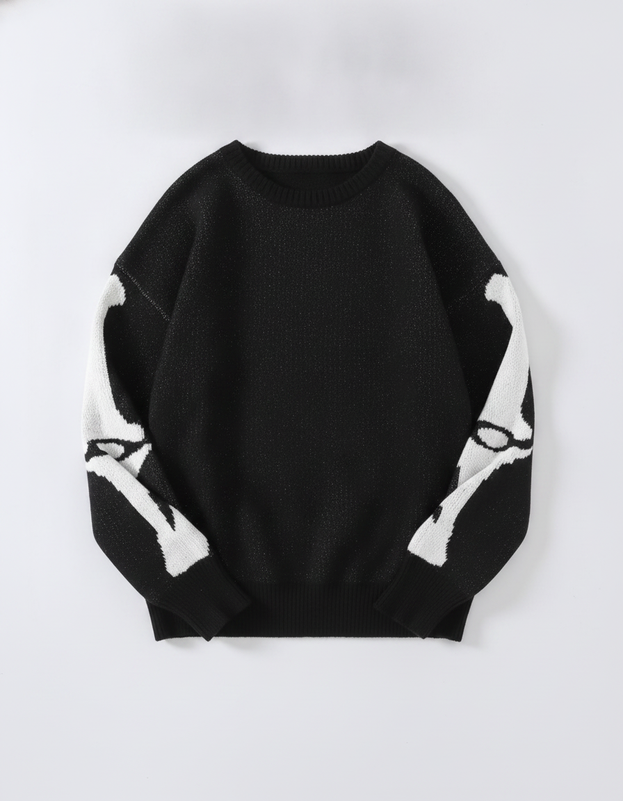 Premium Skeleton Knit Sweater