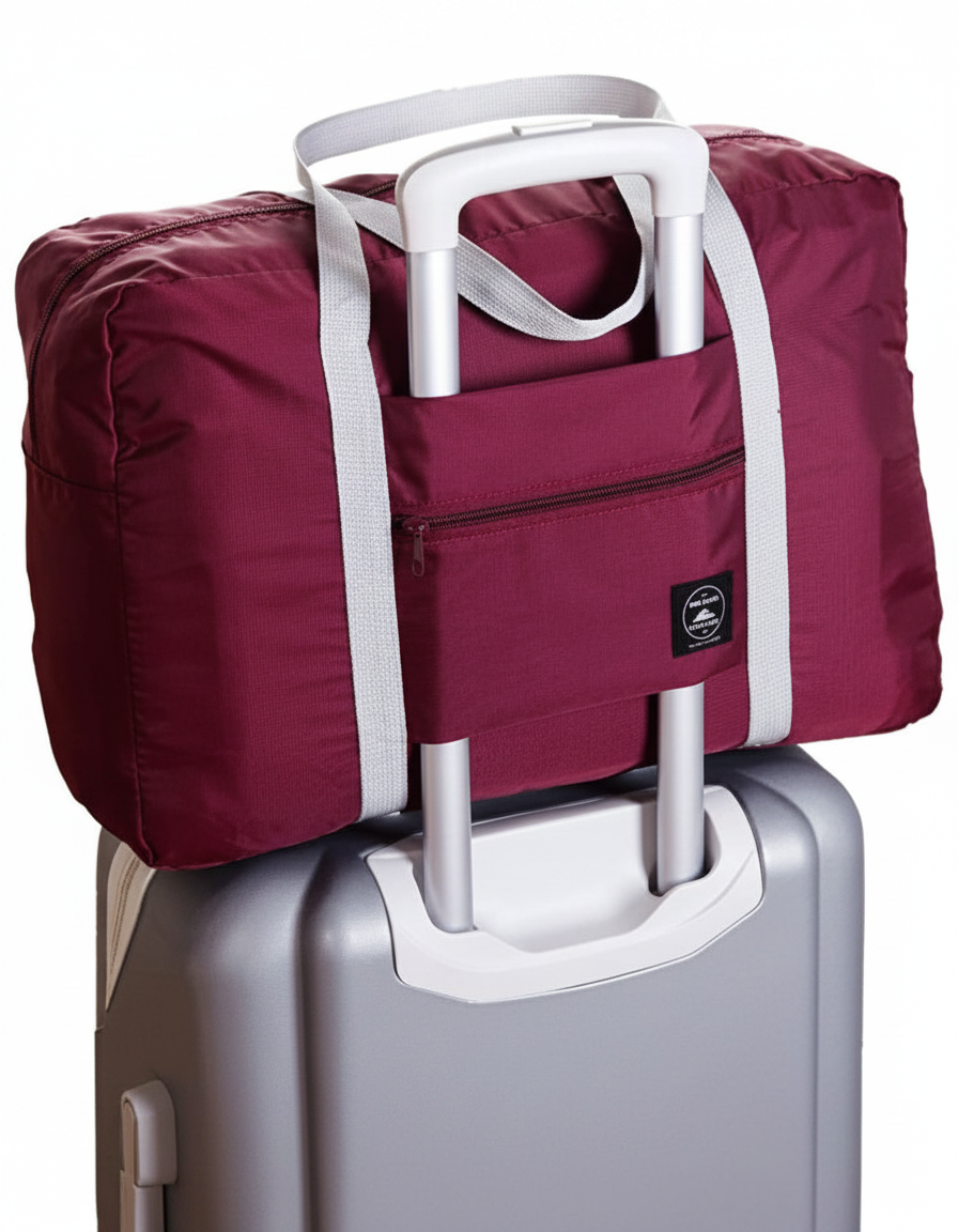 Foldable Travel Duffel Bag | Lightweight Carry-On Luggage For Trips