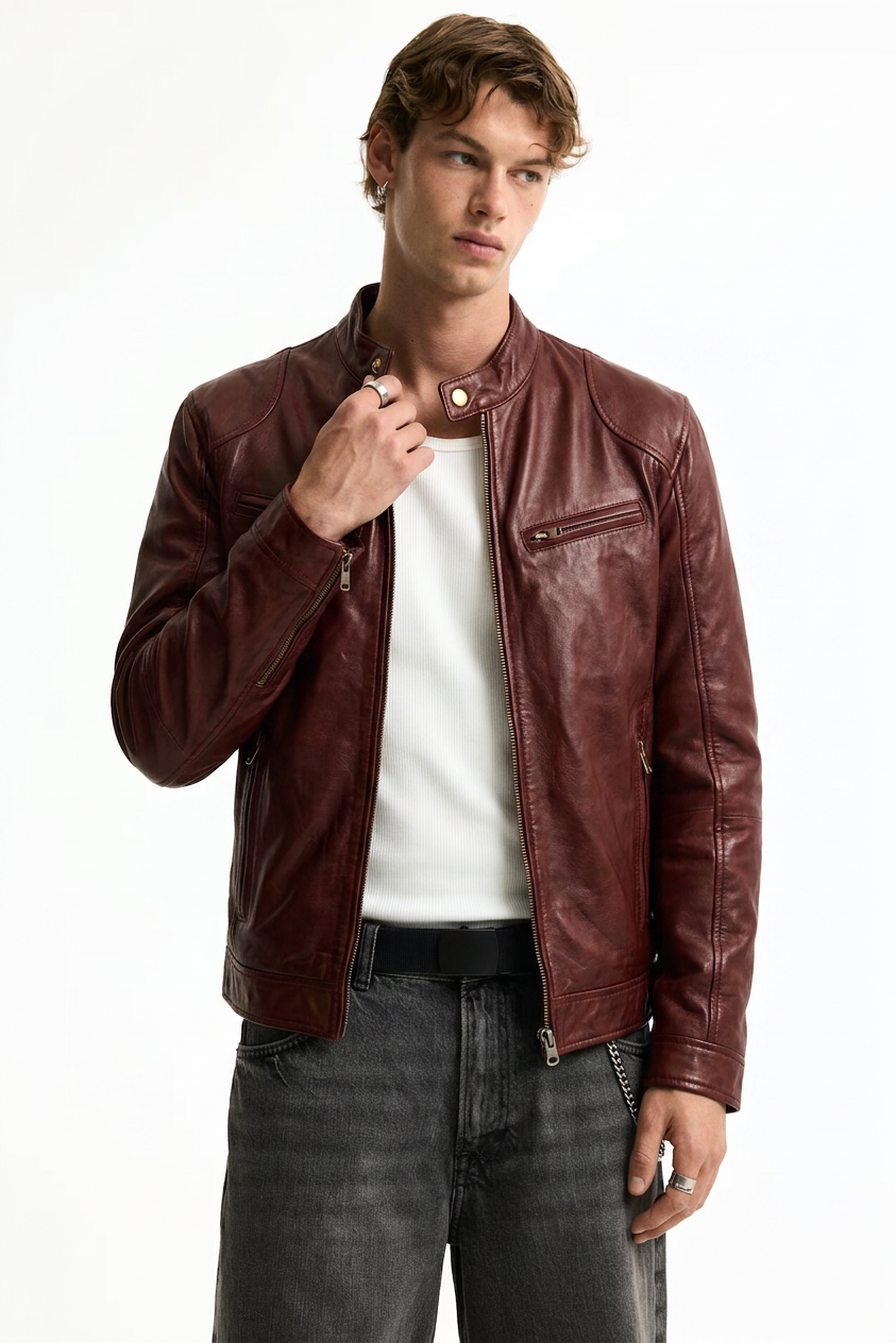 Leather Motorcycle Jacket